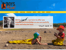 Tablet Screenshot of boysalive.com